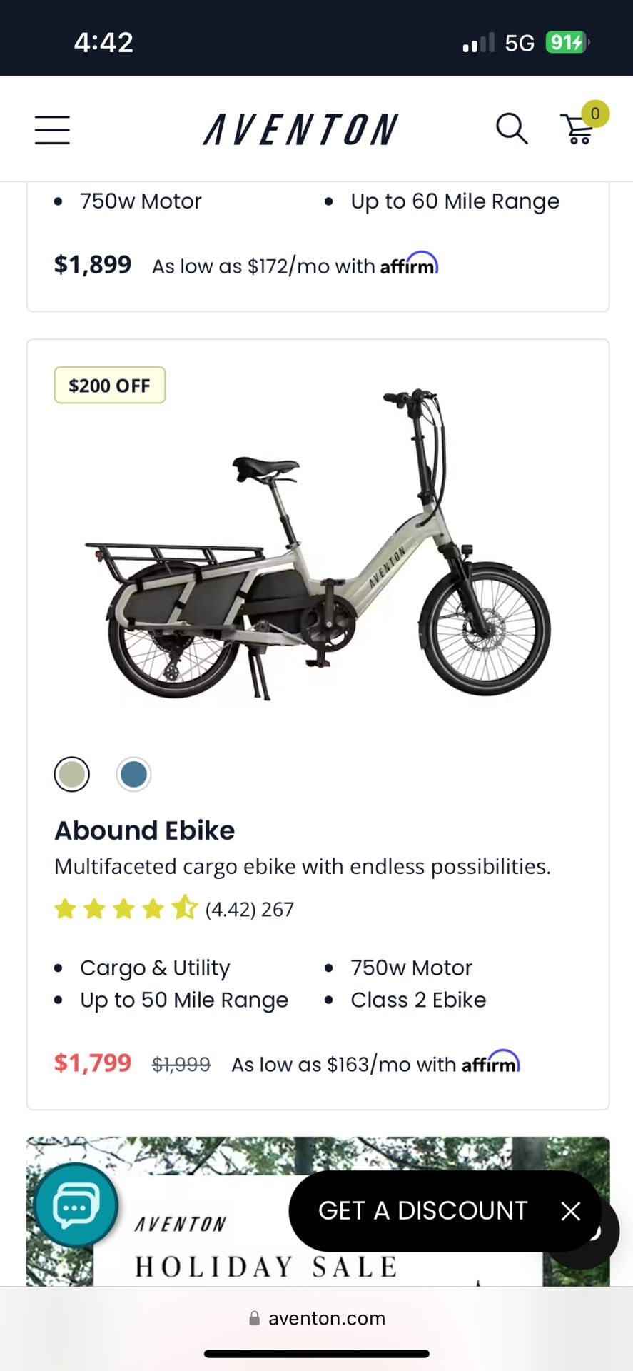 Abound E-bike Multi Cargo