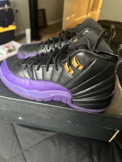 Black and Purple Jordan 11
