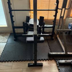 Keys Strength Trainer 2000 Bench Press And Leg Curl Extension Set