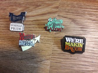 Classic Wendys Employees pins