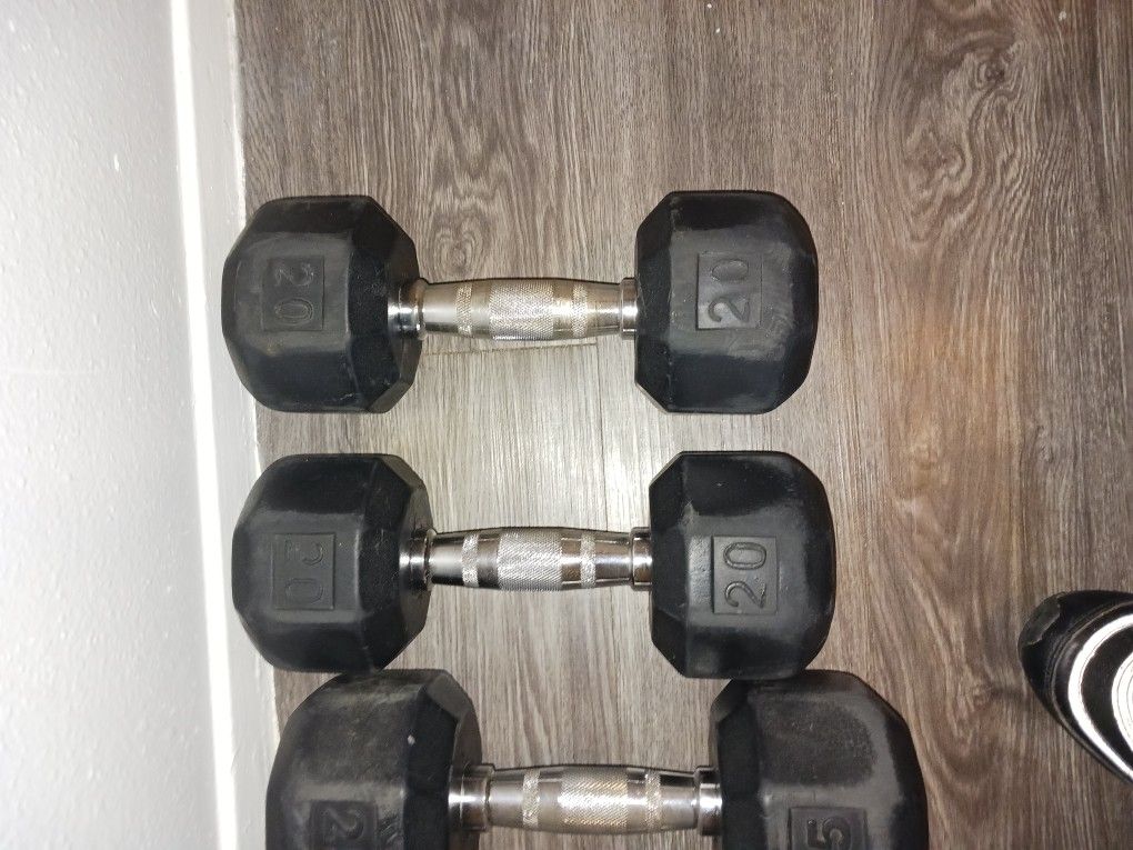 Chrome Handle Dumbells