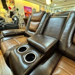 Jordan 3pc Reclining Set, Furniture Livingroom Sofa Loveseat Couch