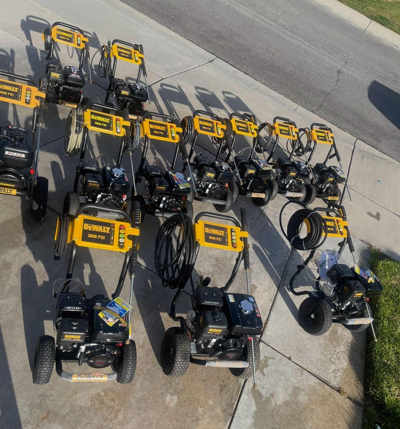 Pressure Washer 3600 Psi Dewalt Gx200 Honda