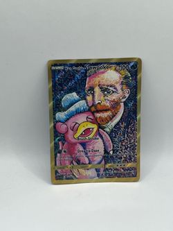 Non TCG Pokemon Van Gogh’s Slowpoke Fan Art Card