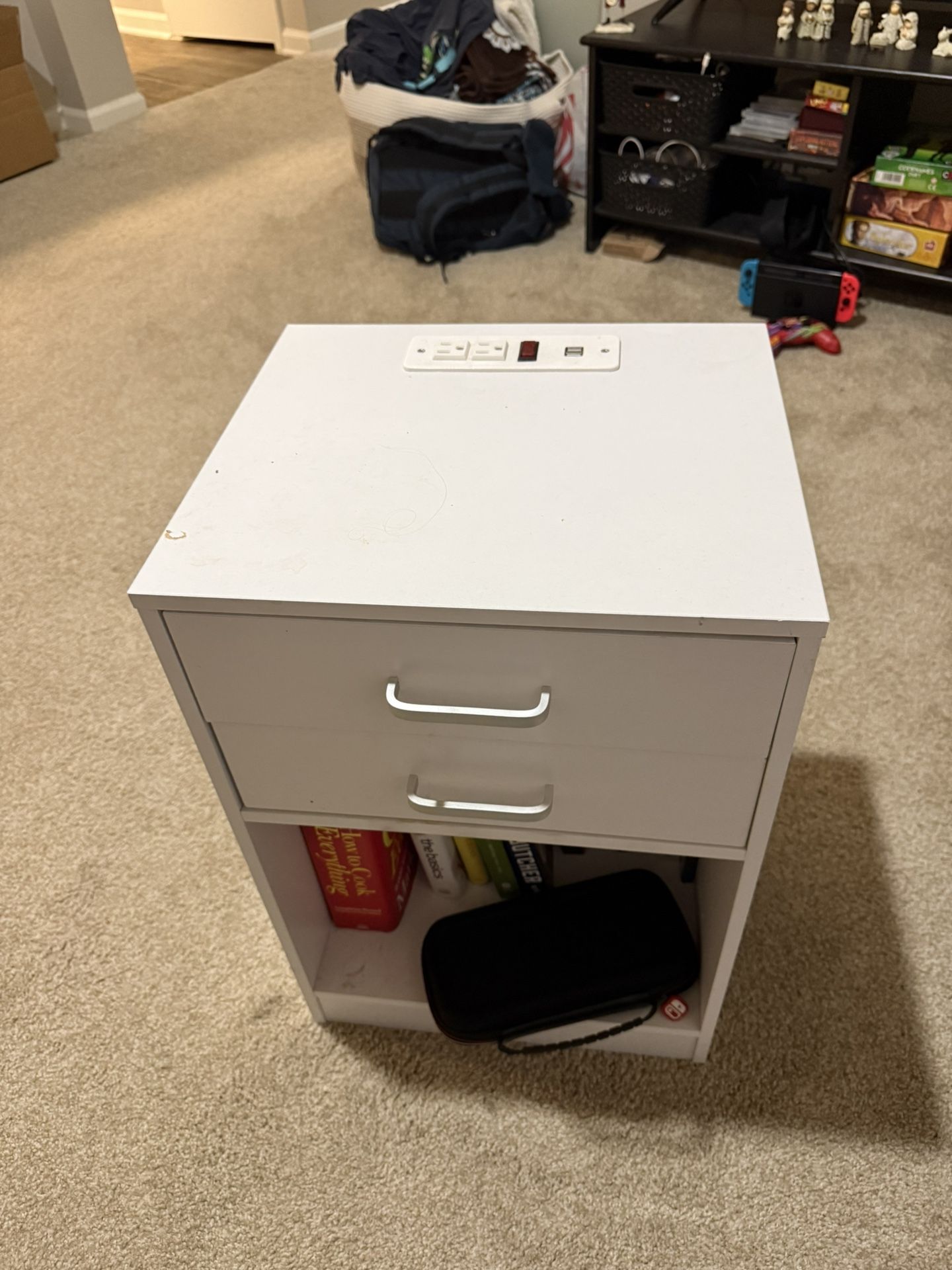 End Table With Charging station