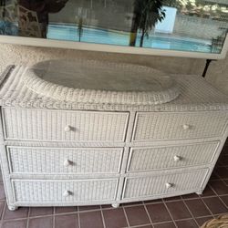 Wicker Bedroom Set