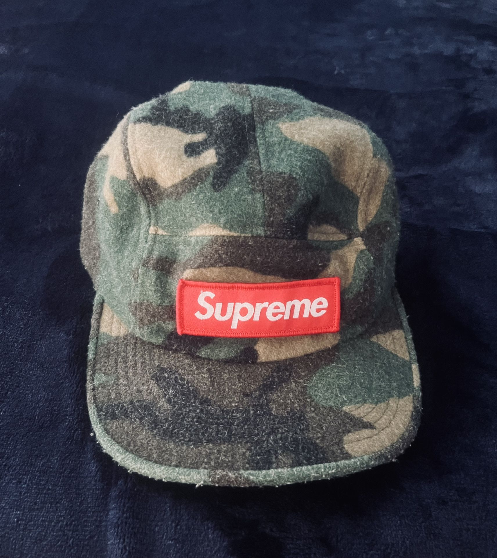 supreme box logo camp cap 迷彩柄 カモ柄 supreme box logo camp cap