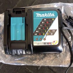 Unused Brand New Makita Battery Charger Dc18rc