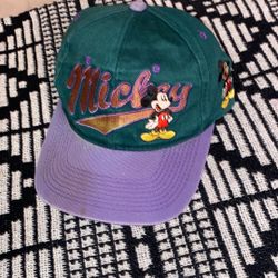 DISNEYLAND VINTAGE SNAPBACK MICKEY MOUSE HAT MENS