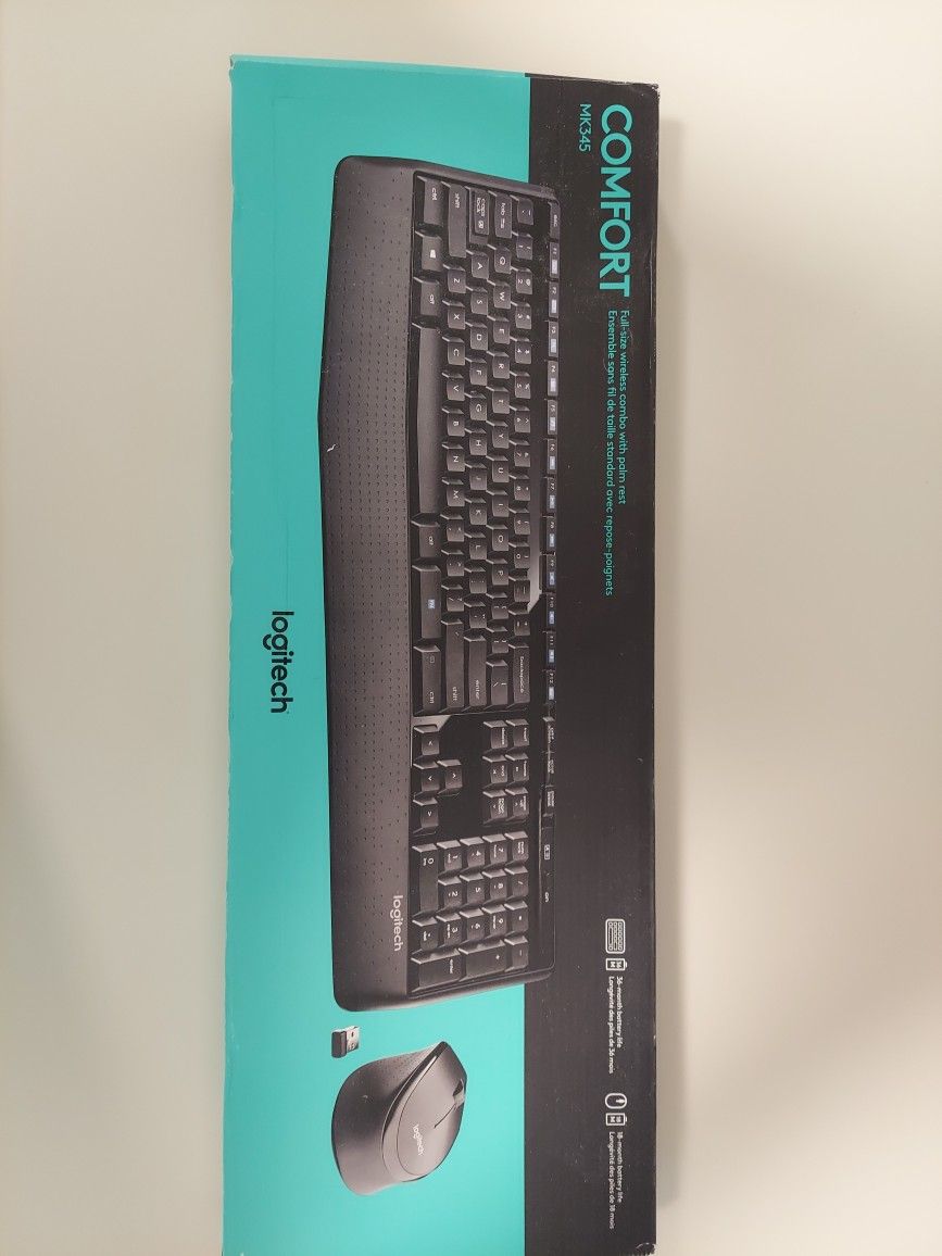 New, Make Offer- Logitech Keyboard and Mouse Set