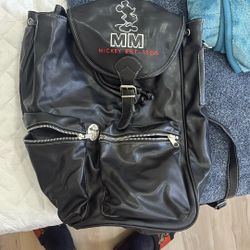 Mickey Mouse Black Backpack 
