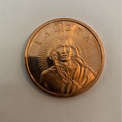 1 Ounce Copper Lakota Coins For Sale
