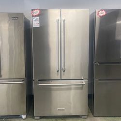 Kitchen Aid French Door Refrigerator Stainless Steel