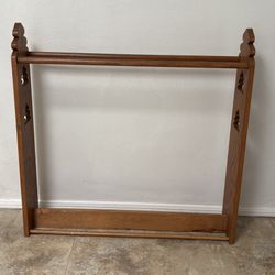 Vintage Handcrafted Wooden Quilt Rac