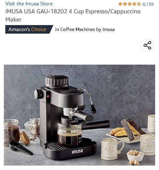 Imusa Espresso Maker / Cappuccino Maker for Sale in Seattle, WA OfferUp