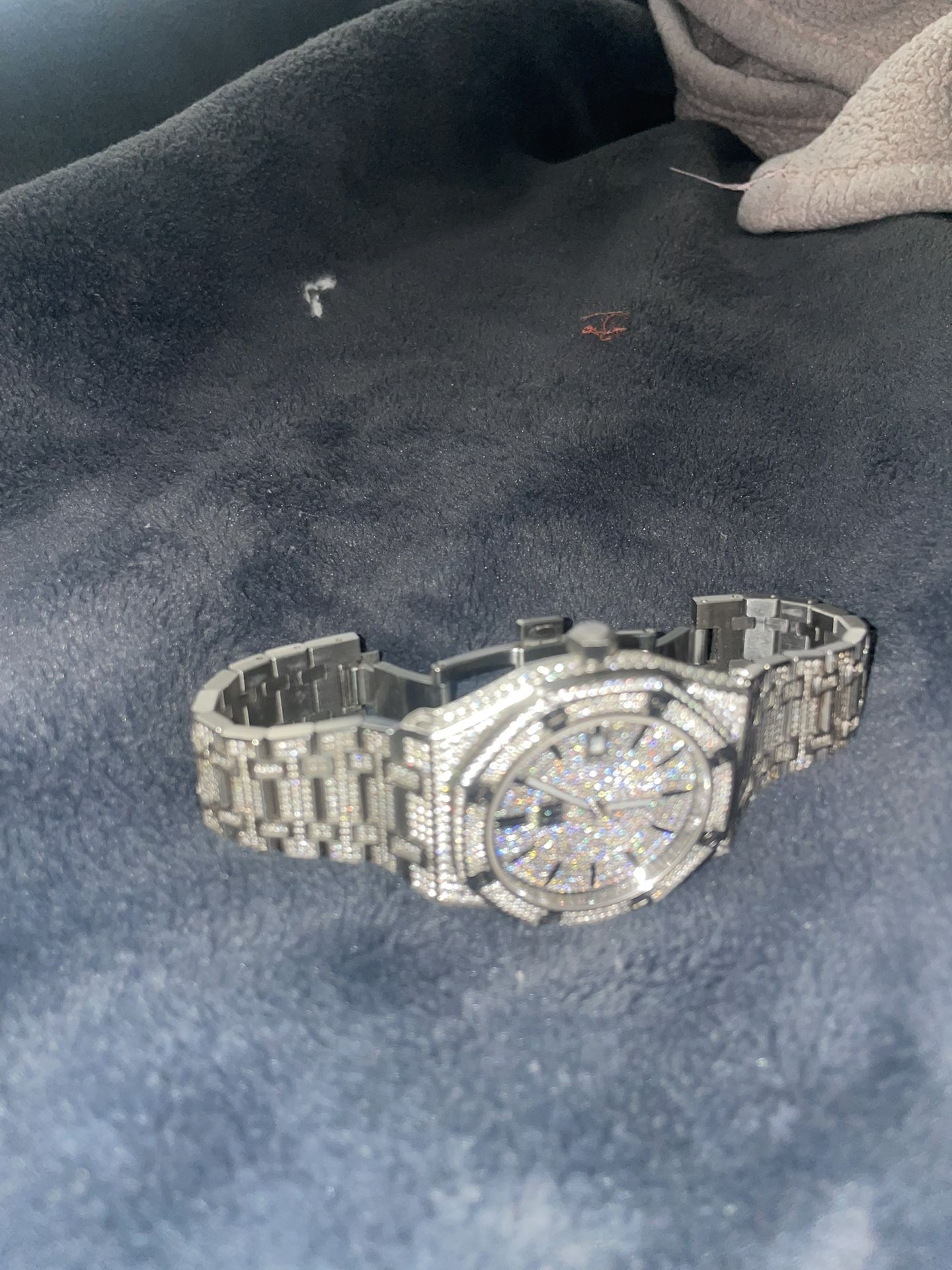 MOISSANITE AP STYLE ICED OUT WATCH