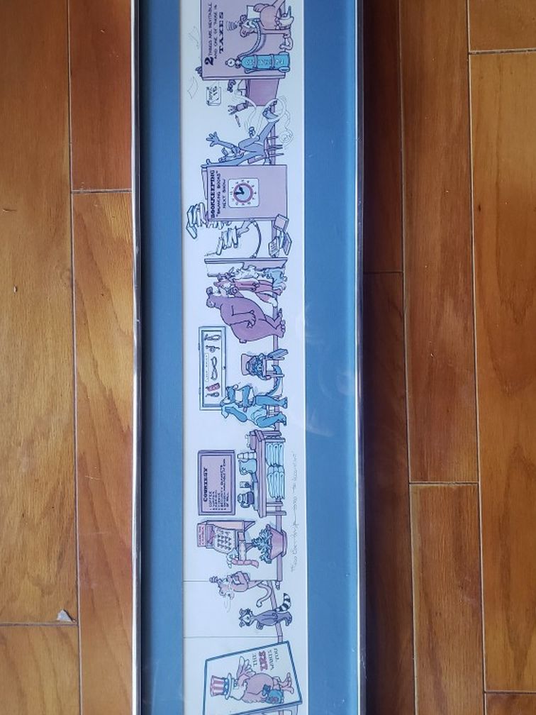 Robert Marble The Accountant Lithograph