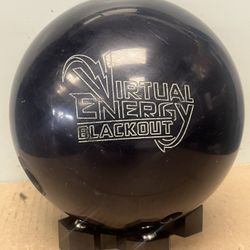 Storm Virtual Energy Blackout 14lb Used Bowling Ball