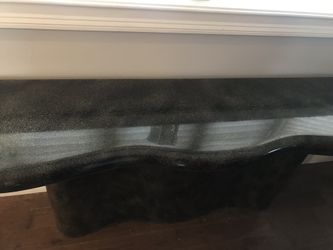Solid marble table