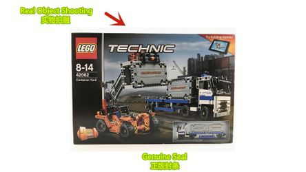 🚛 631 Pieces LEGO New Genuine Sealed Retired Technic Container Yard 42062