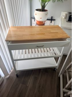 Kitchen island cart