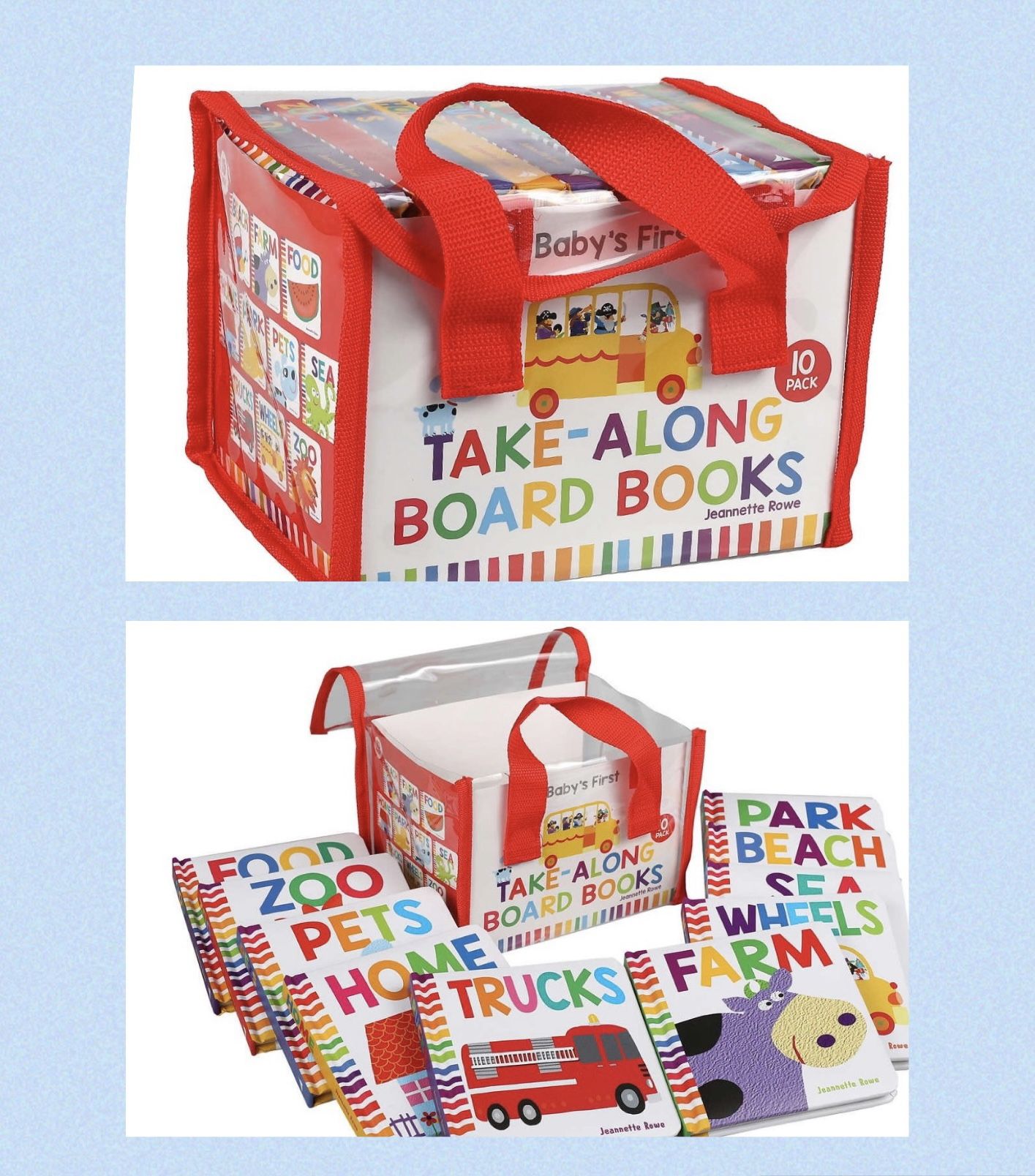 Take Along Board Books First Words: 10 Pack