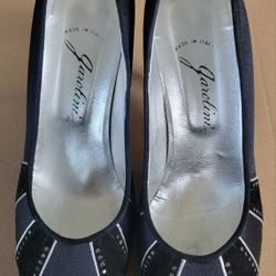 Garolini Made In ITALY Pump Heel 8.5 Black Vintage