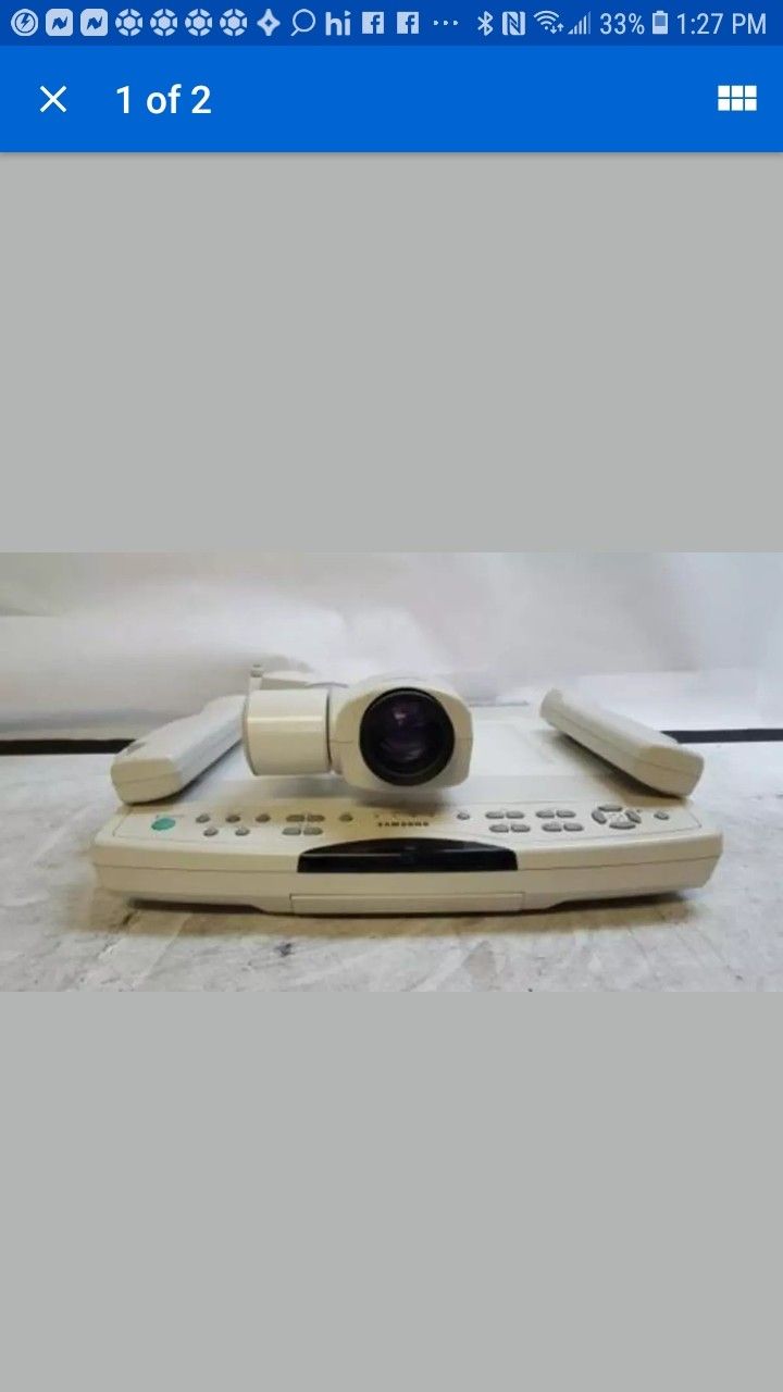 Sumsung visual presenter projector