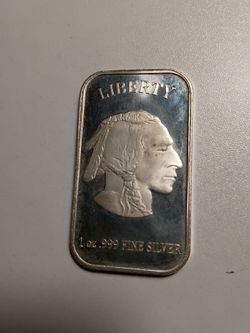 1 oz .999 fine silver