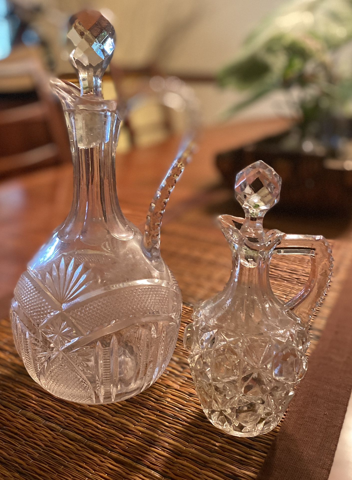 Crystal Decanters.