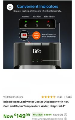 Brio Bottom Load Water Cooler