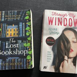 The Last Bookshop And Through My Window Books $10 For Both