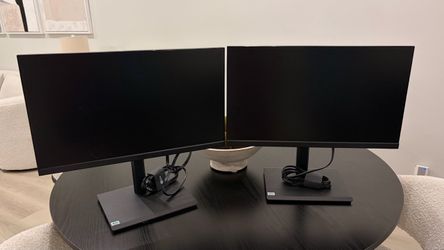 Dual ACER Computer Monitors with Stands