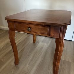 Wood Side Table Nightstand 