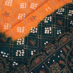 Jaipur India Bandhej Saree