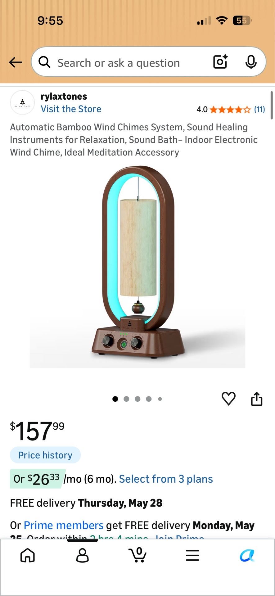Automatic Bamboo Wind Chimes System