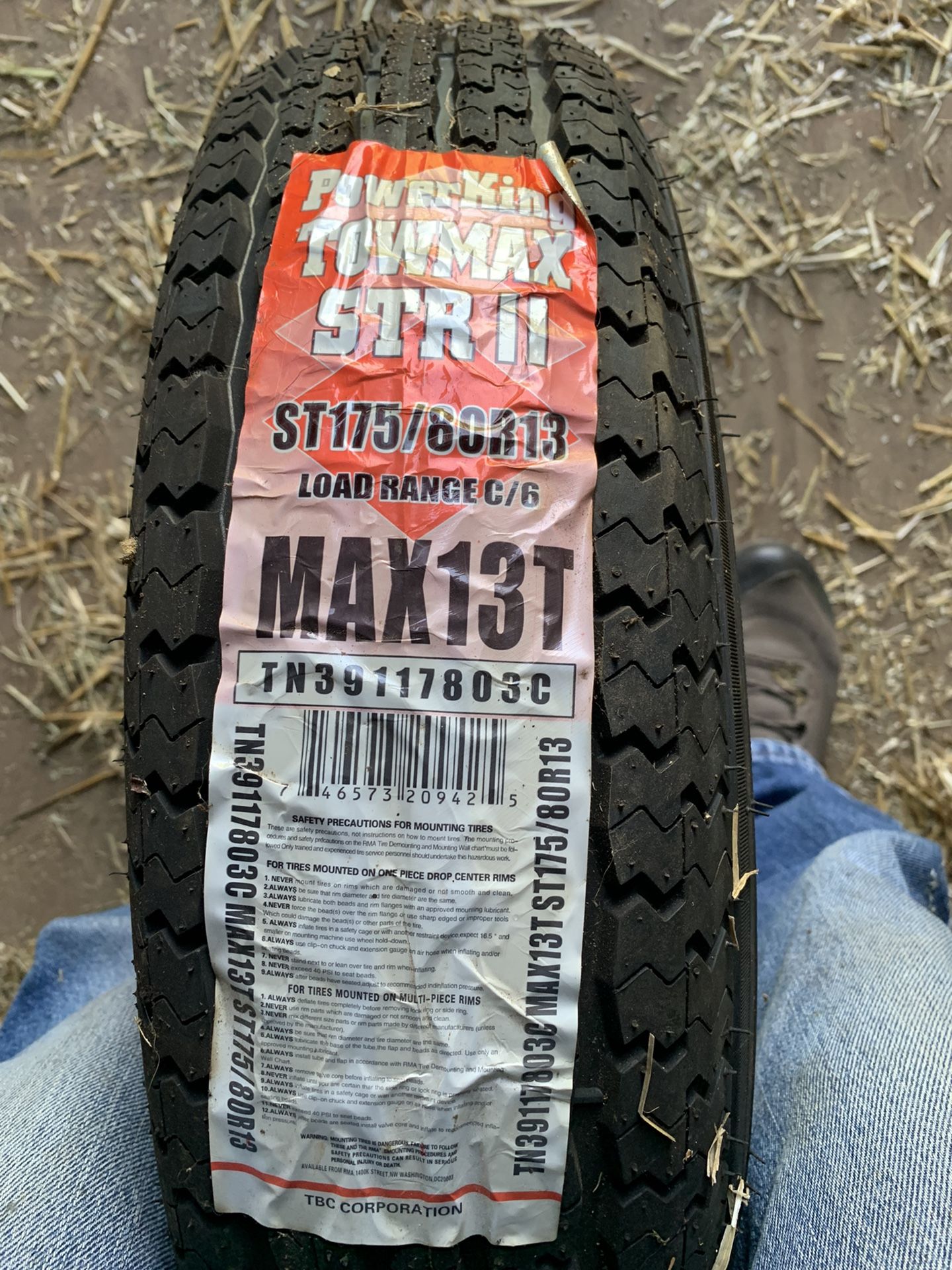 Trailer Tire ST175 / 80R13