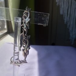 Sterling Silver Dolphin Bracelet