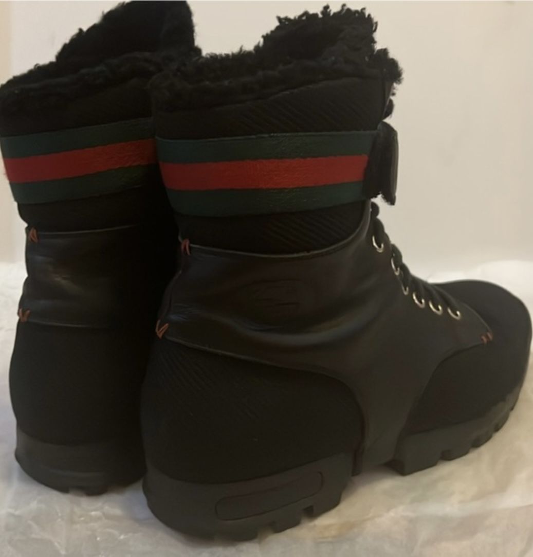Vintage men’s size 10 1/2 Gucci combat Boots