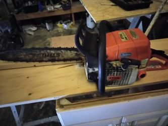 Stihl chain saw can't crake not Sher of problem