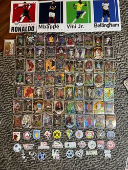 Cristiano Ronaldo Mbappé, Manchester United Chelsea PSA  soccer card, and memorabilia a lot B