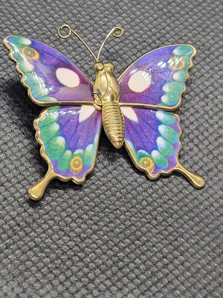 3d Butterfly Brooch