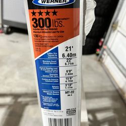 5 in 1 Multi-position ladder- WERNER 21’ 300 Lbs - almost brand new. 