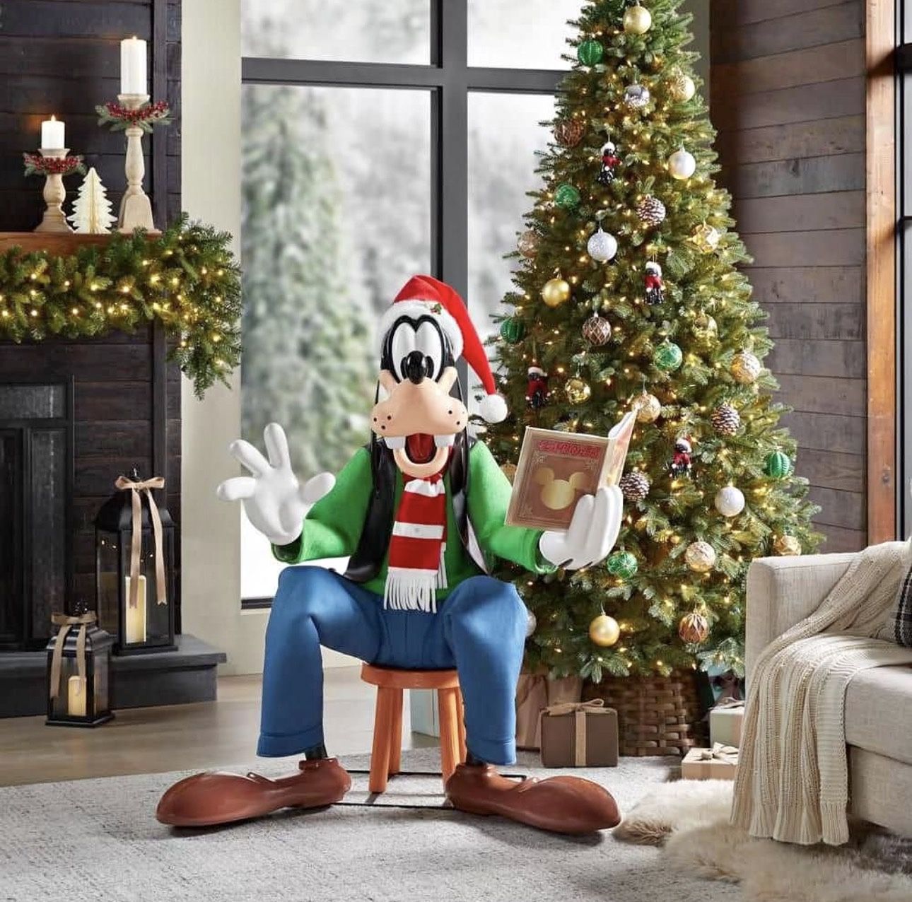 4 ft. Animated Holiday Goofy A4