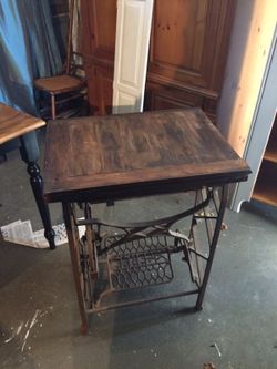 Antique sewing table