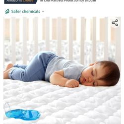 Biloban Crib Mattress Protector $5