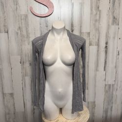Candie’s gray cardigan sweater size small