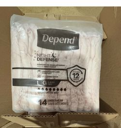 Depend Women’s Large Night Defense 56ct