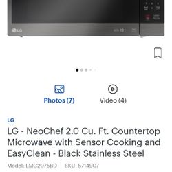 LG Microwave With Sensor Cooking And Easy Cleaning 