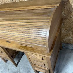 Grandpa’s Roll Top Desk-professionally refinished